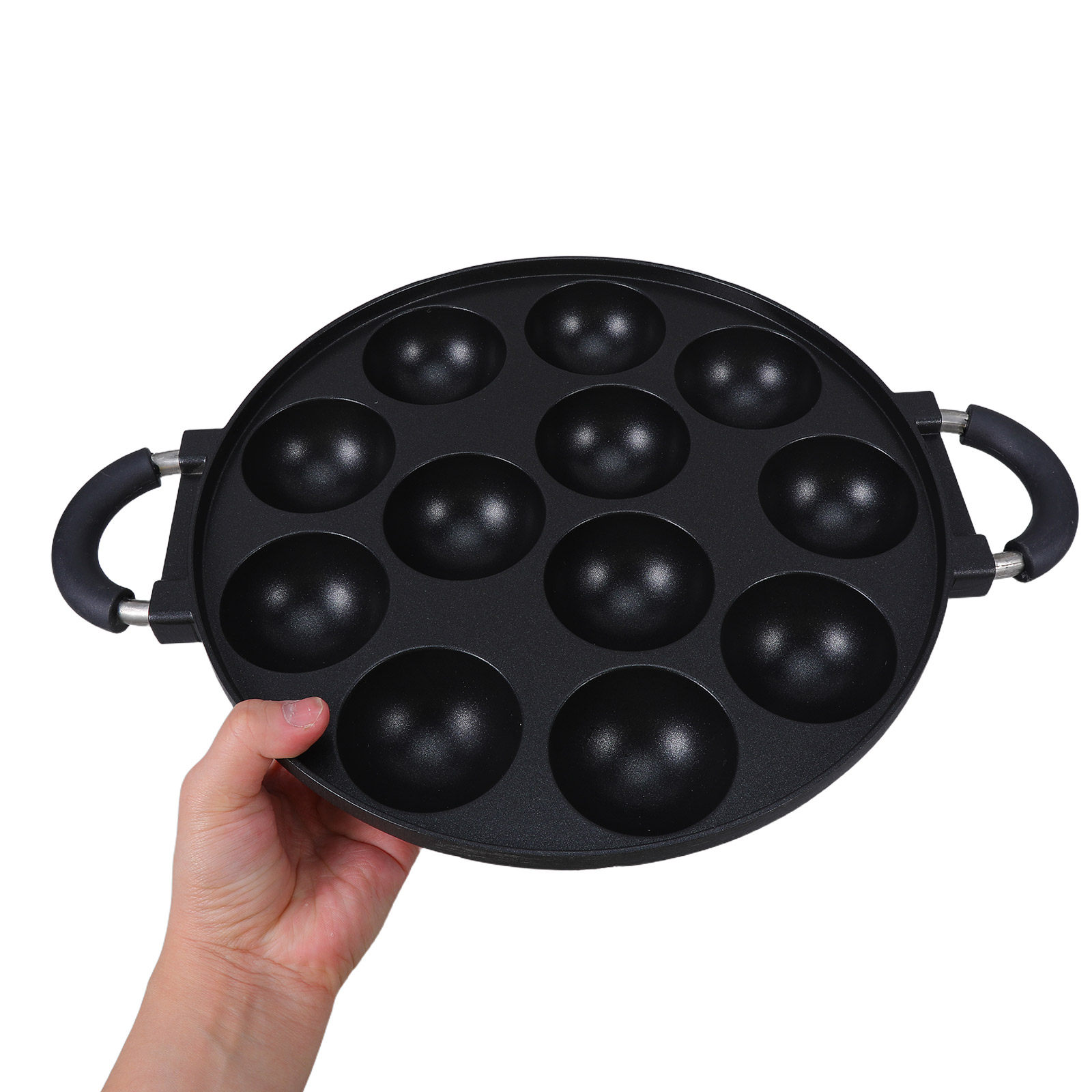 12-Hole Japanese Takoyaki Pan  - Takoyaki Grill Plate ulasan dan harga
