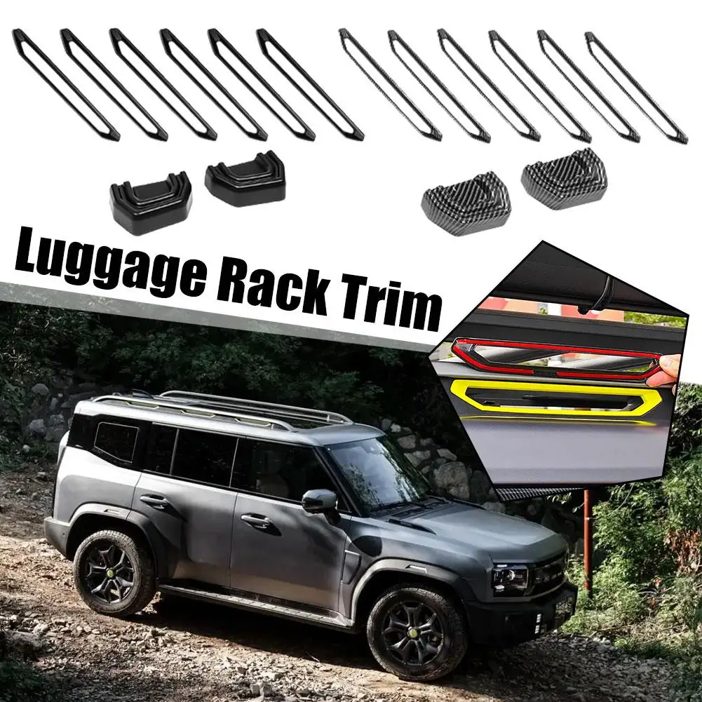 8PCS/Set New Jetour 2023 2024  - Crepe Pan Carbon ulasan dan harga